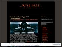 Tablet Screenshot of mindspitblog.wordpress.com