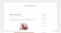 Desktop Screenshot of glitteredwithlove.wordpress.com