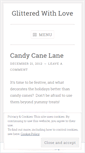 Mobile Screenshot of glitteredwithlove.wordpress.com