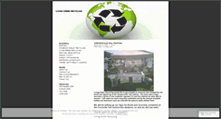 Desktop Screenshot of livinggreenrecycling.wordpress.com
