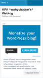 Mobile Screenshot of kpawahyubatam.wordpress.com
