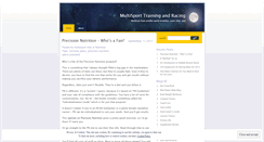 Desktop Screenshot of multisportman.wordpress.com