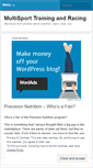 Mobile Screenshot of multisportman.wordpress.com
