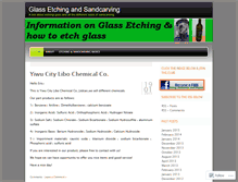 Tablet Screenshot of etchedglass.wordpress.com