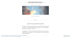 Desktop Screenshot of ecrantotal4.wordpress.com