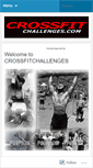 Mobile Screenshot of crossfitchallenges.wordpress.com