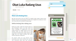 Desktop Screenshot of obatlukaradangususs.wordpress.com