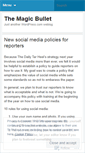 Mobile Screenshot of dthmagicbullet.wordpress.com