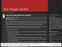 Tablet Screenshot of dthmagicbullet.wordpress.com