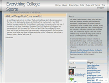 Tablet Screenshot of collegesportsblog.wordpress.com