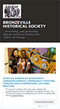 Mobile Screenshot of bronzevillehistoricalsociety.wordpress.com