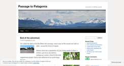 Desktop Screenshot of passagetopatagonia.wordpress.com