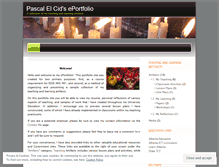 Tablet Screenshot of pascalelcid.wordpress.com