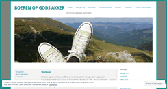 Desktop Screenshot of boerenopgodsakker.wordpress.com