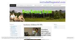 Desktop Screenshot of gunungbaranimadina.wordpress.com