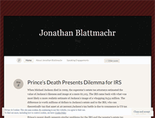 Tablet Screenshot of jonathanblattmachr.wordpress.com