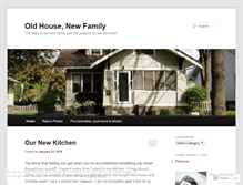 Tablet Screenshot of oldhousenewfamily.wordpress.com