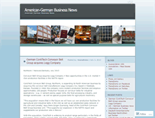 Tablet Screenshot of americangermanbusinessnews.wordpress.com