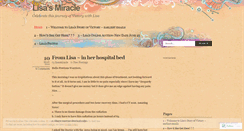 Desktop Screenshot of lisasmiracle.wordpress.com