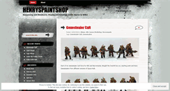 Desktop Screenshot of henryspaintshop.wordpress.com