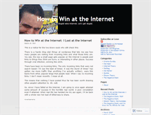 Tablet Screenshot of howtowinattheinternet.wordpress.com