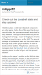 Mobile Screenshot of mlbppl12.wordpress.com