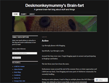 Tablet Screenshot of deskmonkeymummy.wordpress.com