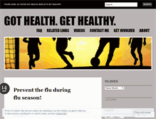 Tablet Screenshot of gothealthgethealthy.wordpress.com