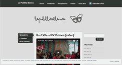 Desktop Screenshot of lapolillitablanca.wordpress.com