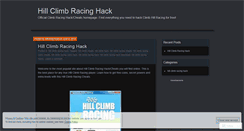 Desktop Screenshot of hillclimbhackx.wordpress.com