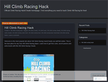 Tablet Screenshot of hillclimbhackx.wordpress.com