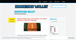 Desktop Screenshot of indonesianwallet.wordpress.com