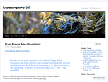 Tablet Screenshot of lowermypowerbill.wordpress.com