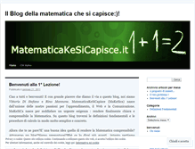 Tablet Screenshot of matematicakesicapisce.wordpress.com