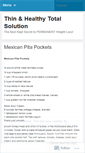 Mobile Screenshot of mythinandhealthy.wordpress.com