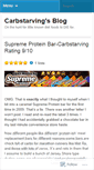 Mobile Screenshot of carbstarving.wordpress.com