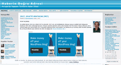 Desktop Screenshot of habercininyeri.wordpress.com