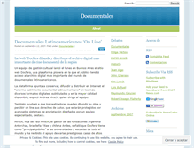 Tablet Screenshot of documentales.wordpress.com