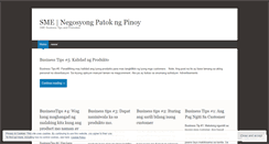 Desktop Screenshot of negosyongpinoy.wordpress.com