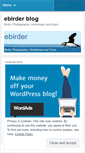 Mobile Screenshot of ebirder.wordpress.com