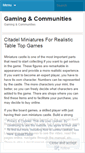 Mobile Screenshot of gamingcommunities.wordpress.com