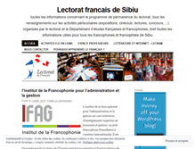 Tablet Screenshot of lectoratfrancaissibiu.wordpress.com