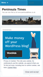 Mobile Screenshot of peninsulatimes.wordpress.com