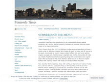 Tablet Screenshot of peninsulatimes.wordpress.com