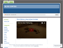 Tablet Screenshot of blogcortex.wordpress.com
