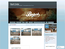 Tablet Screenshot of beachcenter.wordpress.com