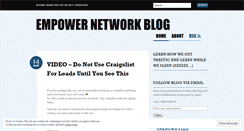 Desktop Screenshot of empowernetworkforlife.wordpress.com