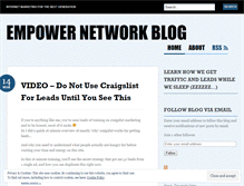 Tablet Screenshot of empowernetworkforlife.wordpress.com