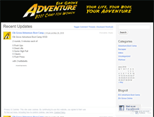 Tablet Screenshot of egadventurebootcamp.wordpress.com
