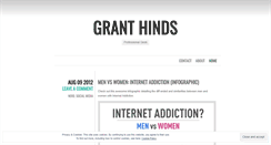 Desktop Screenshot of granthinds.wordpress.com